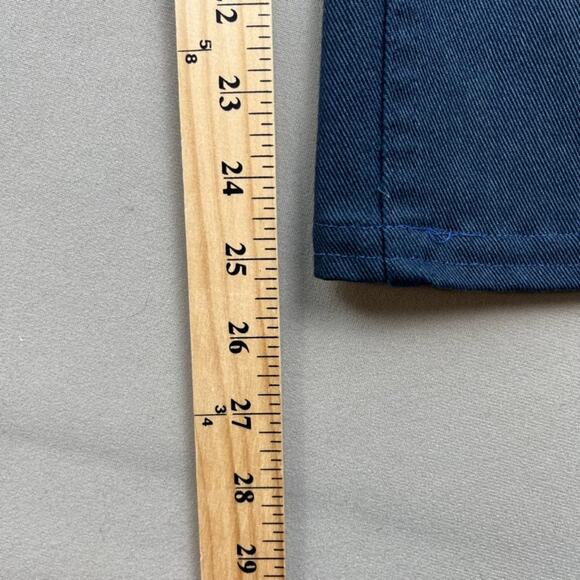 Vintage Levis Sta-Prest Pants Mens 42 Navy Blue Chino Straight Leg Slacks 80s - Picture 14 of 16